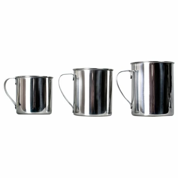 Basic Nature Polished Stainless Steel Mug 3 Basic Nature Polished Stainless Steel Mug