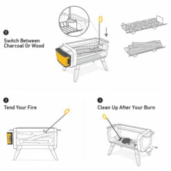 Biolite FirePit Poker -camping sale biolite firepit poker detail 3