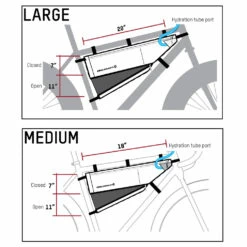 Blackburn Outpost Frame Bag - Bike Bag -camping sale blackburn outpost frame bag bike bag detail 4