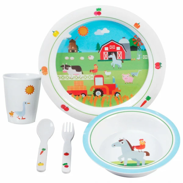 Brunner Kid Set Farm Boy 3+ - Set Of Dishes 3 Brunner Kid Set Farm Boy 3+ - Set Of Dishes