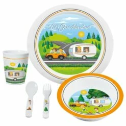 Brunner Kid's Set Let's Go Adventure 3+ - Set Of Dishes