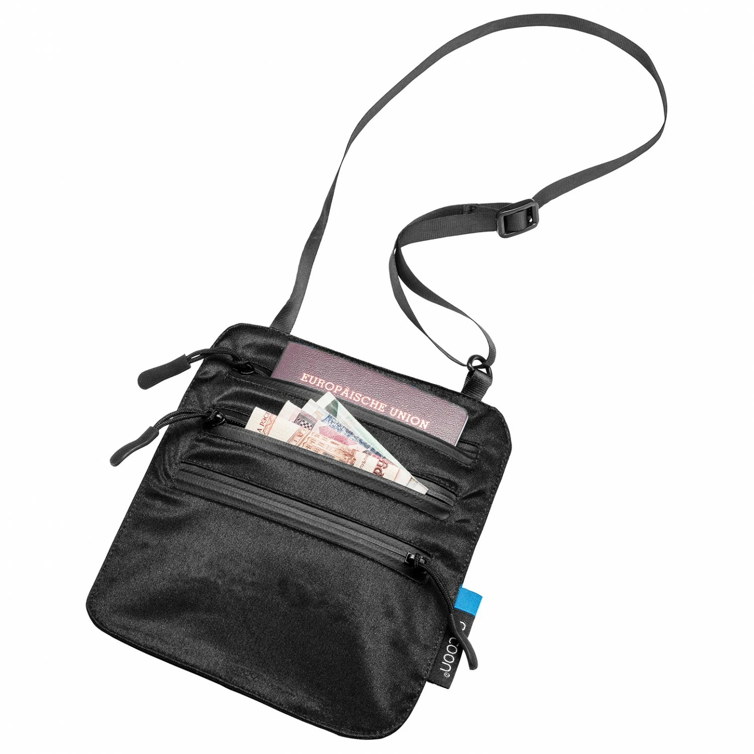 Cocoon Secret Neck Wallet/ Silk - Valuables Pouch 4 Cocoon Secret Neck Wallet/ Silk - Valuables Pouch - Image 2