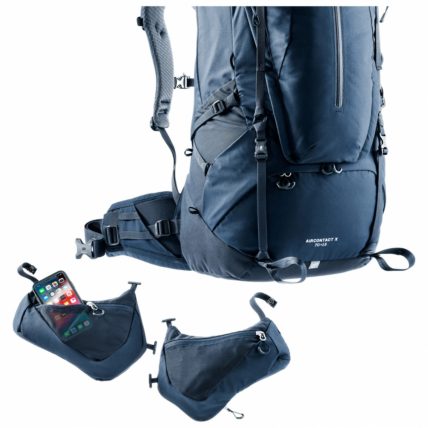 Deuter Aircontact X 70+15 - Walking Backpack 8 Deuter Aircontact X 70+15 - Walking Backpack - Image 6