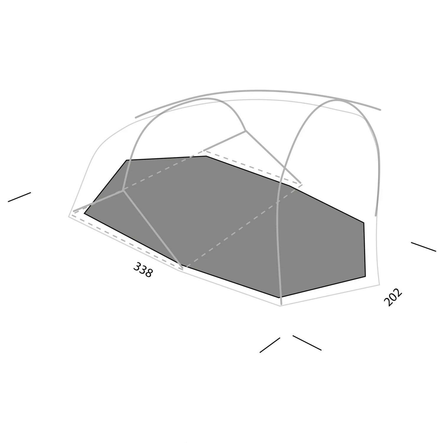 Exped Outer Space II - 2-person Tent 5 Exped Outer Space II - 2-person Tent - Image 3