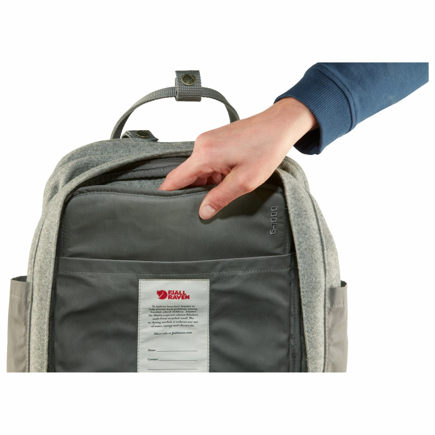 FJÄLLRÄVEN Kånken Re-Wool Laptop 15' - Daypack 12 FJÄLLRÄVEN Kånken Re-Wool Laptop 15' - Daypack - Image 10