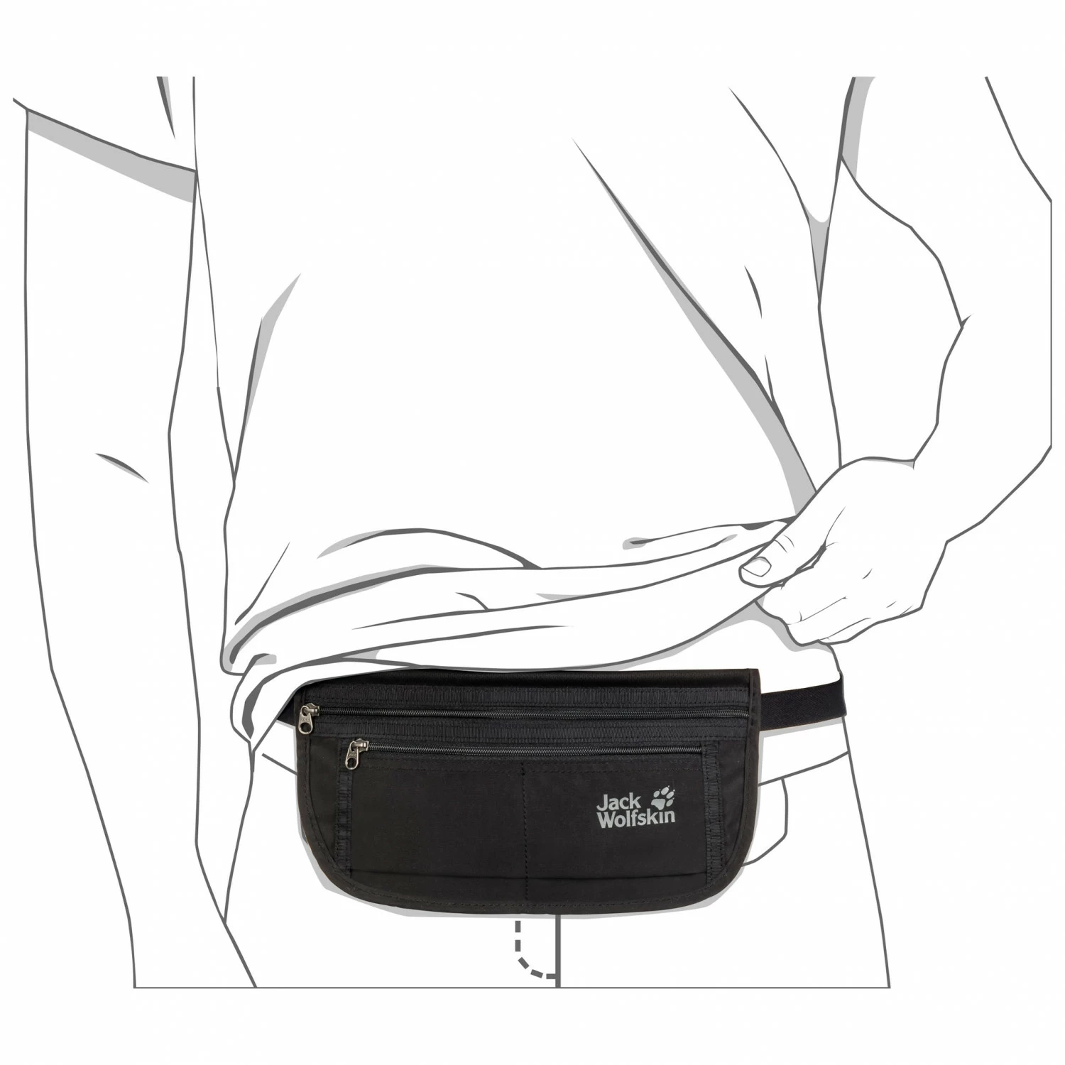 Jack Wolfskin Document Belt De Luxe - Hip Bag 5 Jack Wolfskin Document Belt De Luxe - Hip Bag - Image 3