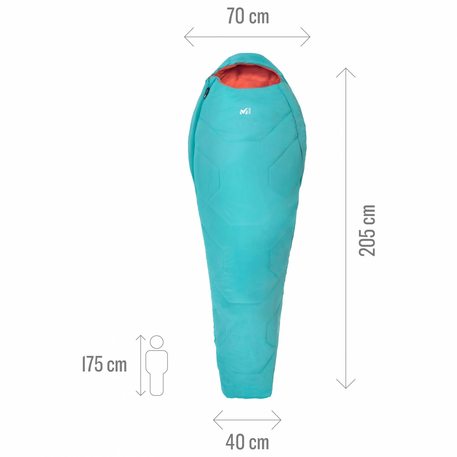 Millet Women's Baikal 750 - Synthetic Sleeping Bag 5 Millet Women's Baikal 750 - Synthetic Sleeping Bag - Image 3