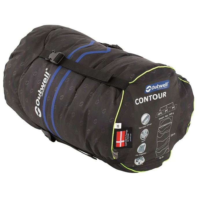 Outwell Contour - Synthetic Sleeping Bag 12 Outwell Contour - Synthetic Sleeping Bag - Image 10