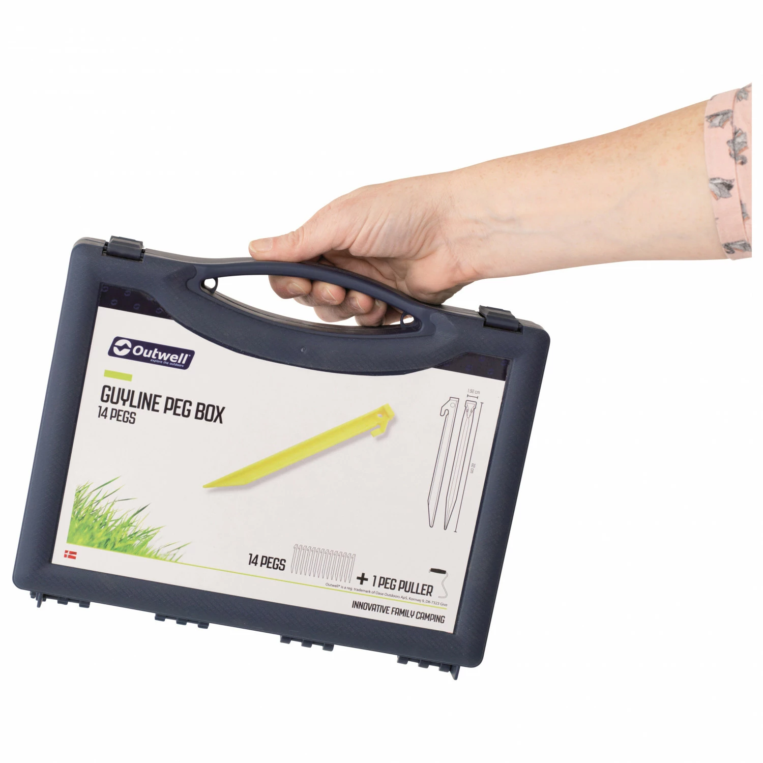 Outwell Guyline Peg Box - Tent Stake 4 Outwell Guyline Peg Box - Tent Stake - Image 2