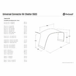 Outwell Universal Connector Air Shelter - Tent Extension 19 Outwell Universal Connector Air Shelter - Tent Extension -camping sale outwell universal connector air shelter tent extension detail 9