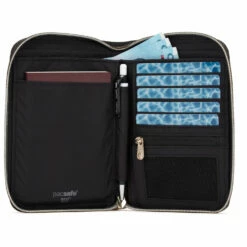 Pacsafe RFIDsafe Compact Travel Organizer - Wallet -camping sale pacsafe rfidsafe compact travel organizer wallet detail 3