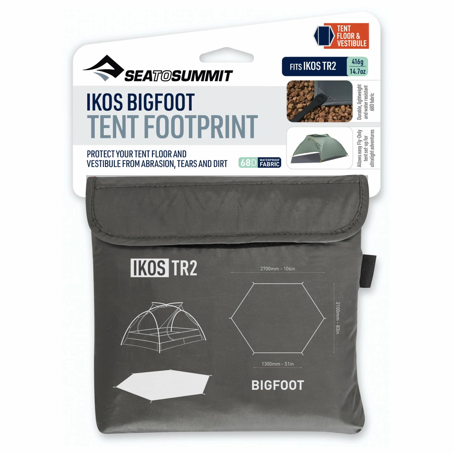 Sea To Summit Ikos TR Footprint 3 Person - Footprint 4 Sea To Summit Ikos TR Footprint 3 Person - Footprint - Image 2