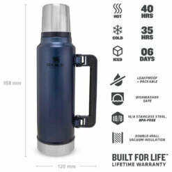 Stanley Classic Vakuum-Flasche 1,4 L - Insulated Bottle -camping sale stanley classic vakuum flasche 14 l insulated bottle detail 4