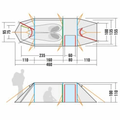 Tatonka Alaska 2.235 PU - 2-person Tent -camping sale tatonka alaska 2235 pu 2 person tent detail 12