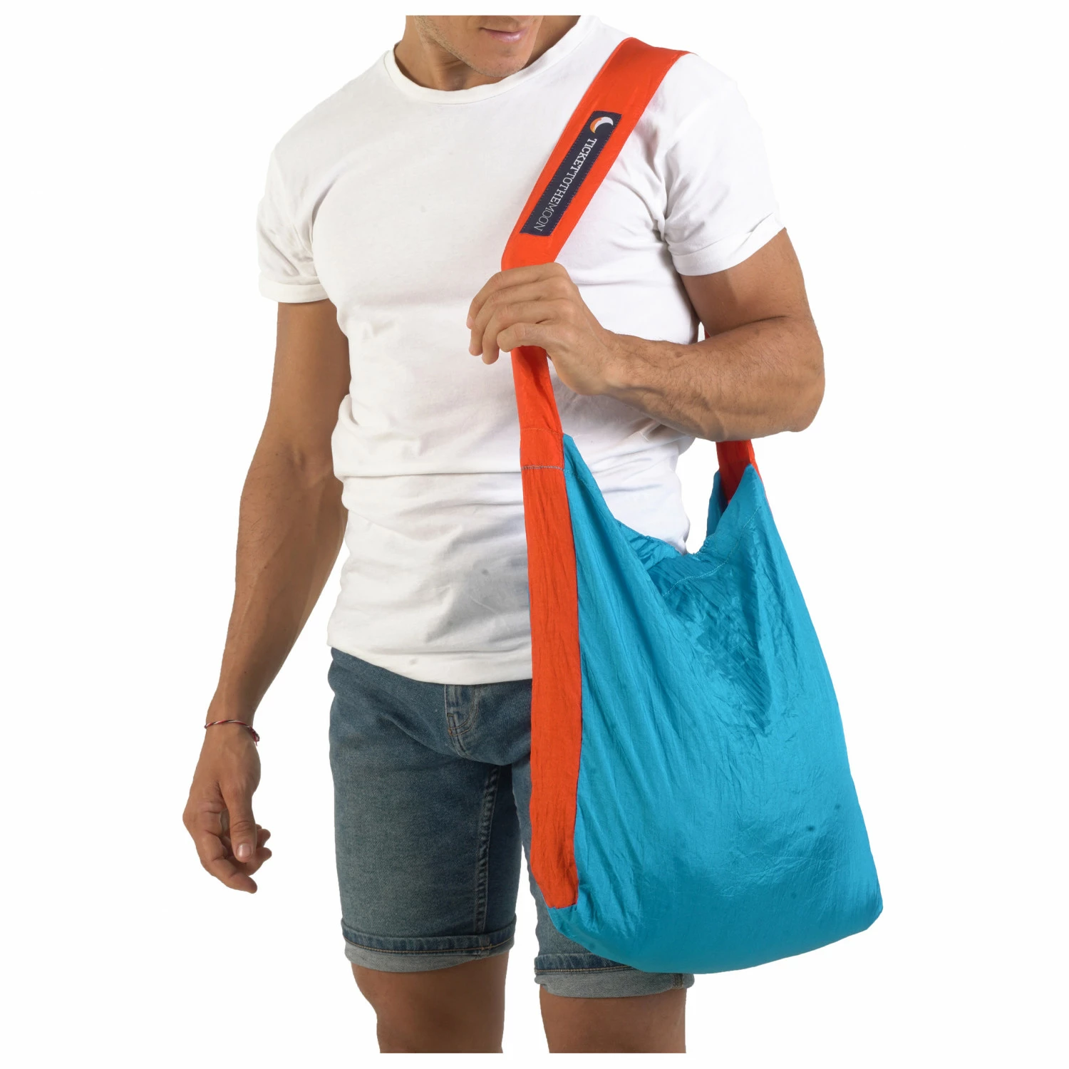 TICKET TO THE MOON Eco Bag Medium 20 - Shoulder Bag 4 TICKET TO THE MOON Eco Bag Medium 20 - Shoulder Bag - Image 2