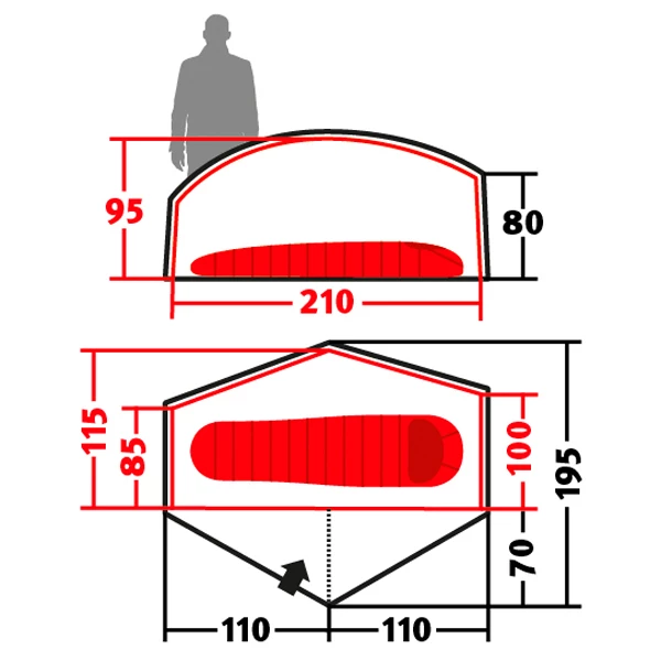 Wechsel Trailrunner - 1-person Tent 8 Wechsel Trailrunner - 1-person Tent - Image 6